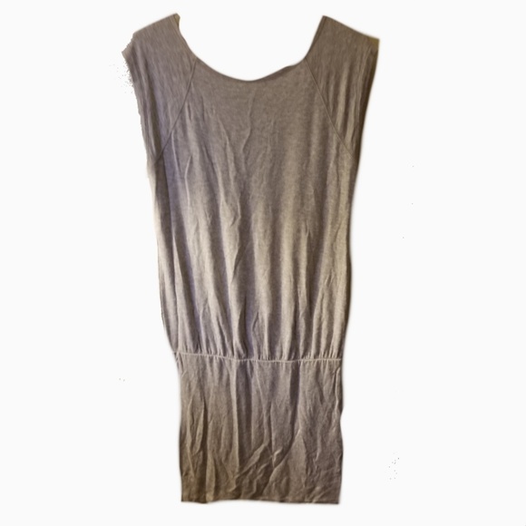 ^Lou & Grey Dropwaist gray tshirt dress small - Picture 2 of 7